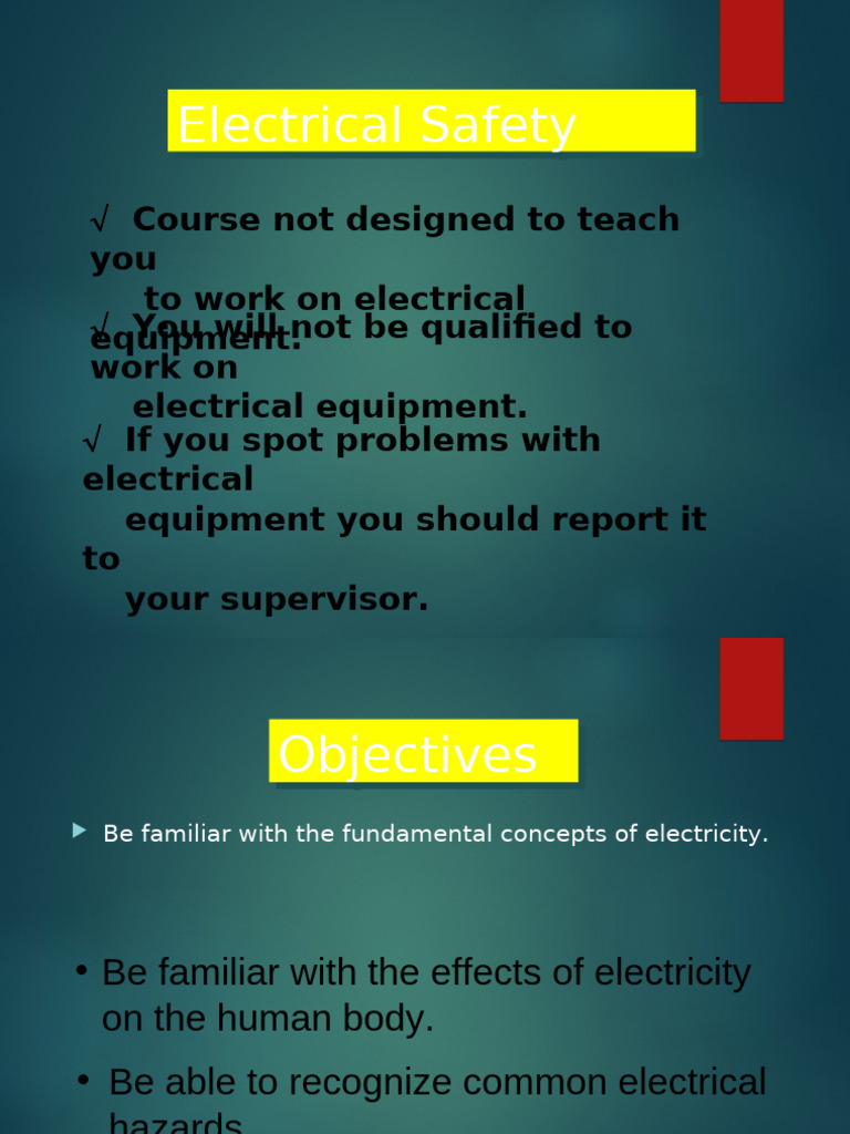 Essential Electrical Safety Guidelines | PDF | Electricity ...