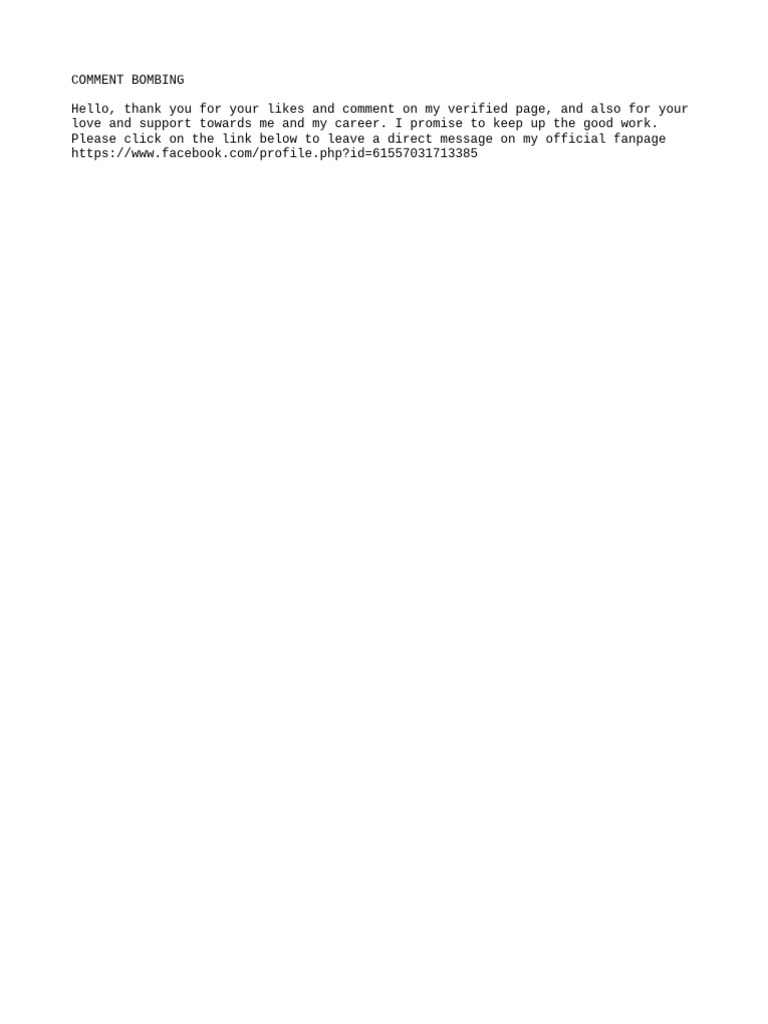 Comment Bombing | PDF