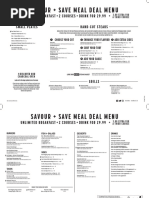 Bar and Block Menu with Prices | PDF | Hamburgers | French Fries