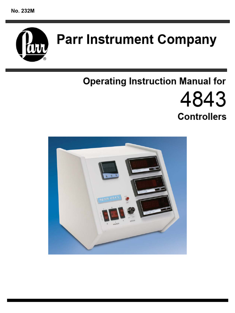 4843 Controller Operating Instructions | PDF | Thermocouple | Relay