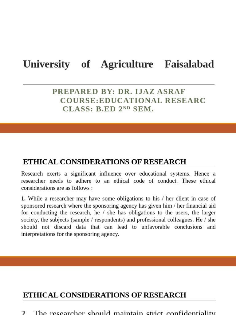 Ethical Guidelines for Educational Research | PDF | Experiment ...