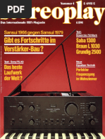 Stereoplay 1983 Heft 1 | PDF