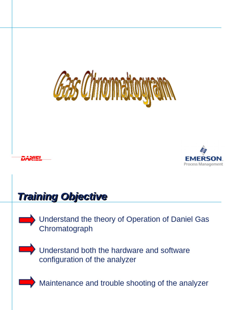 Daniel Gas Chromatograph Overview | PDF | Gas Chromatography ...
