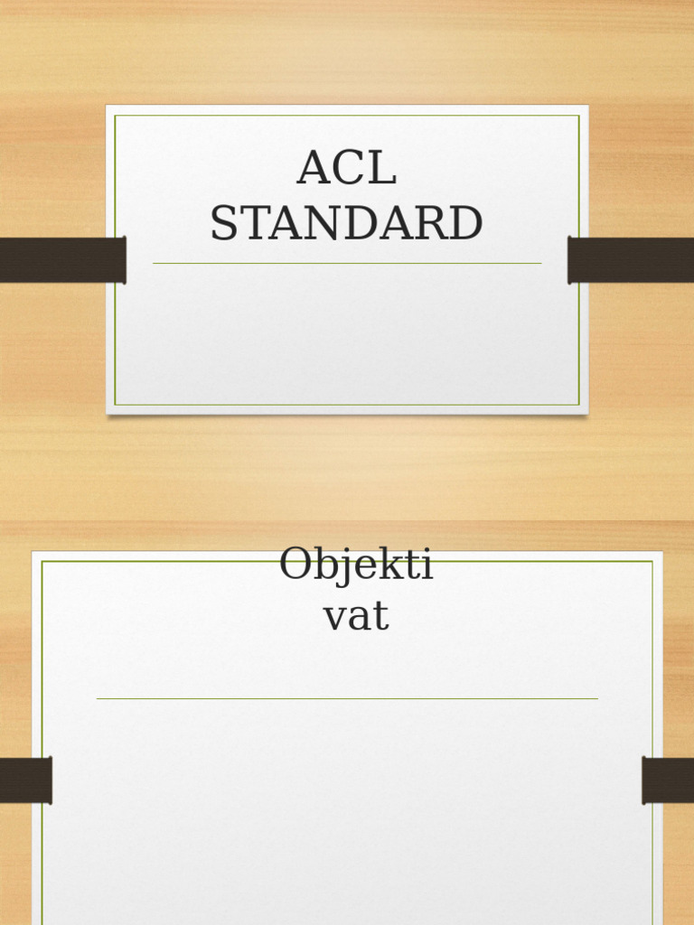 ACL Standard | PDF