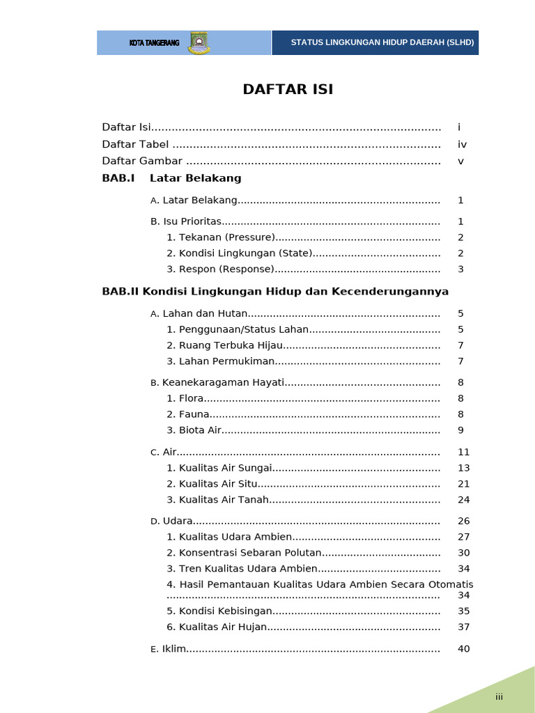 Daftar Isi | PDF