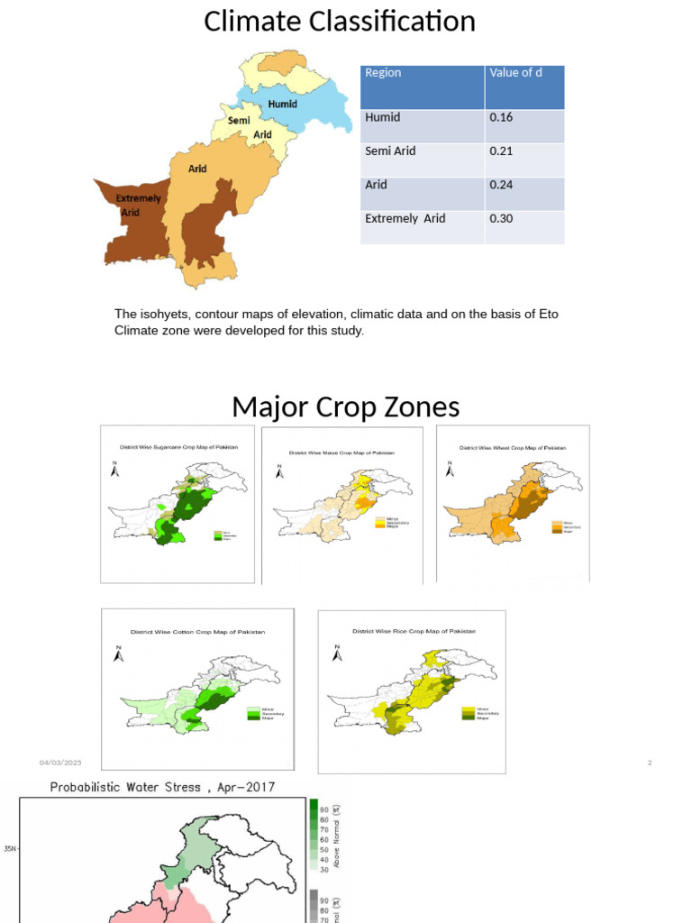 Climate Classification and Crop Zones | PDF