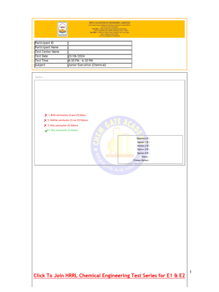 HRRL E1 & E2 Engineering Test Series | PDF | Combustion