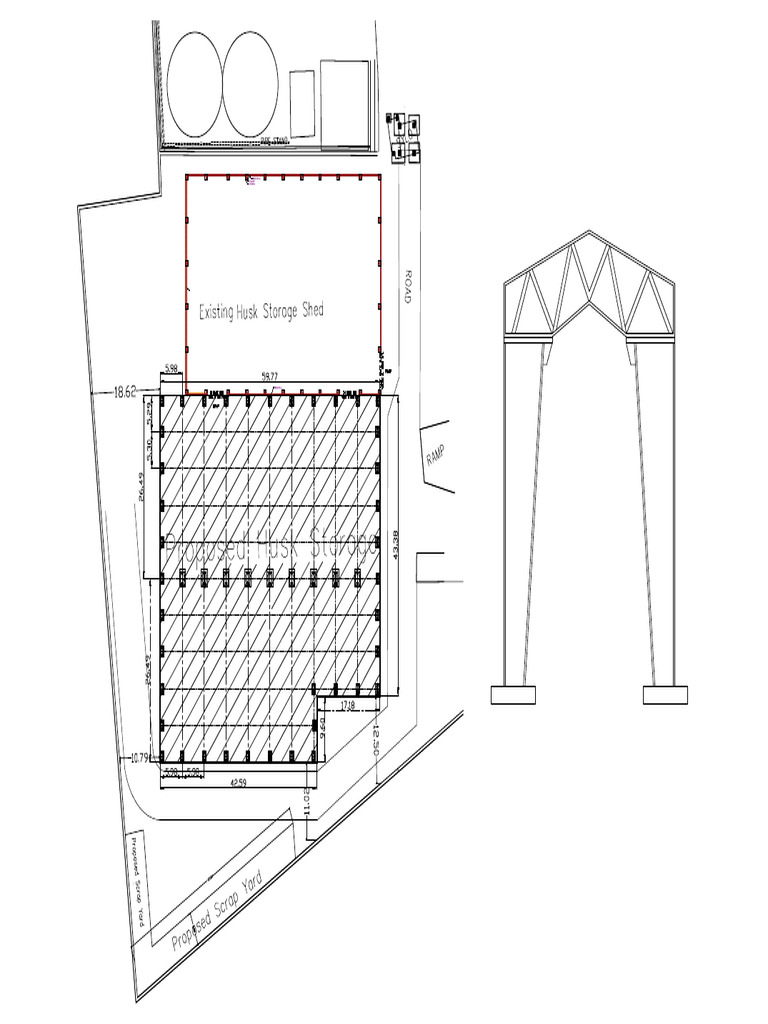 Husk Storage at Process House-Model | PDF