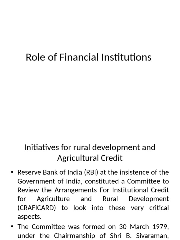 NABARD's Role in Rural Development Finance | PDF | Economies | Banking