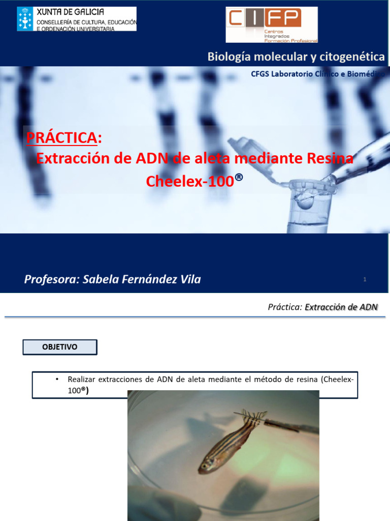 Extracción de ADN con Chelex-100® | PDF | Adn | Quelación