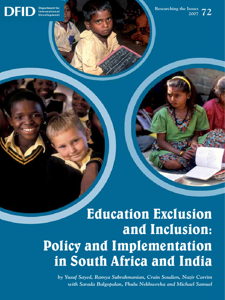 Education Policy in South Africa & India | PDF | Social Exclusion ...