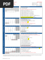 School Calendar 2008-2009 | PDF | Further Education | Schools