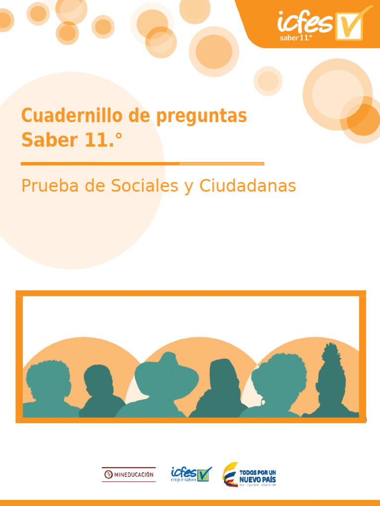 Cuadernillo de Preguntas Saber 11 Sociales y Ciudadanas 2 | PDF ...