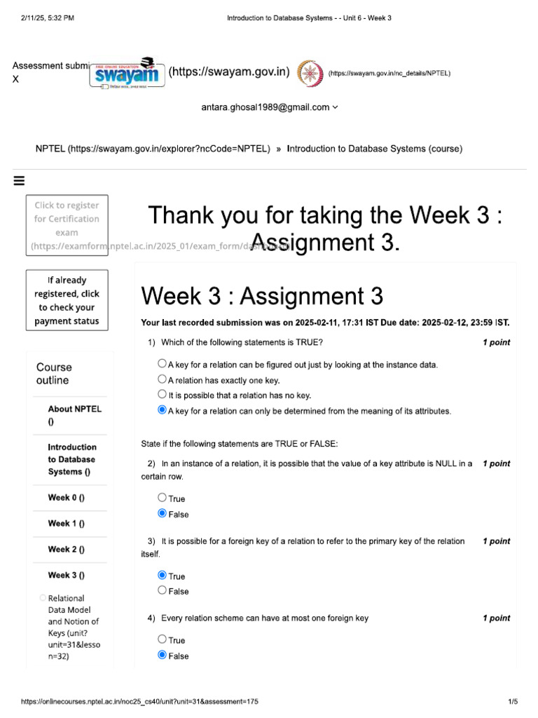 Week 3 Assignment Pdf