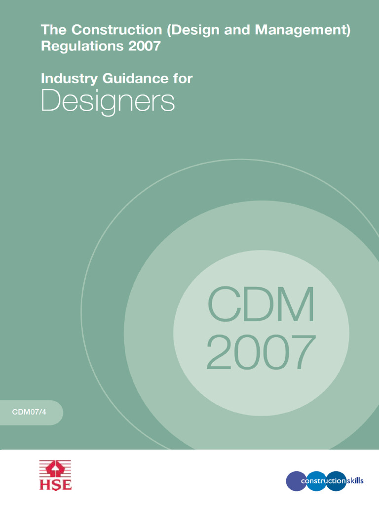 Construction Design Management Regulations 2007 Industry Guidance ...