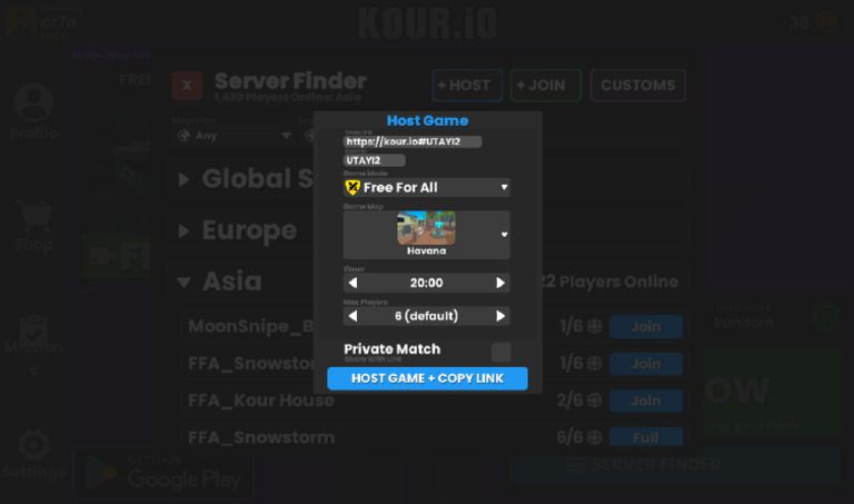 Kour - Io FPS Io Game - Play Kour Io Online! | PDF