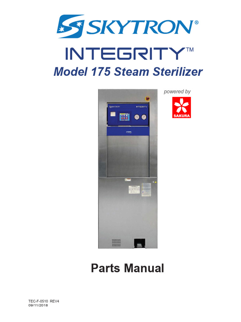 Integrity 175 Parts Catalog | PDF | Boiler | Printer (Computing)