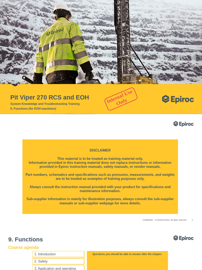 Pit Viper 270 RCS EOH Functions Guide | PDF | Valve | Drill