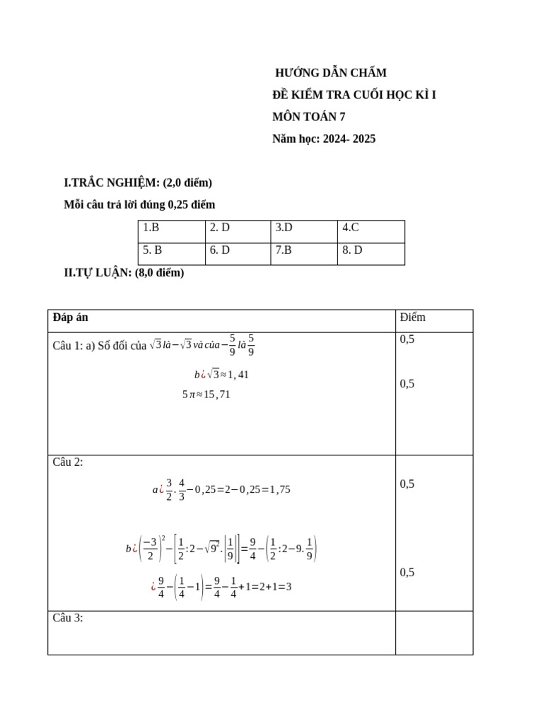DAP AN 7 | PDF