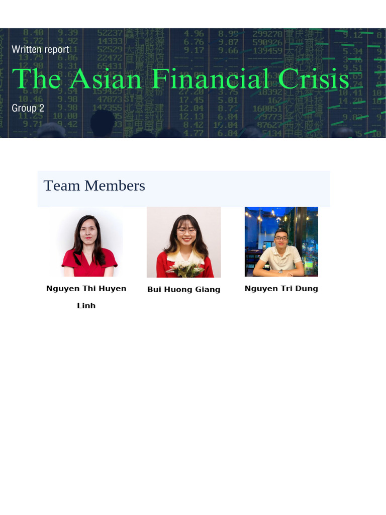 Ethical Analysis of the Asian Financial Crisis | PDF | Banks | Moral Hazard