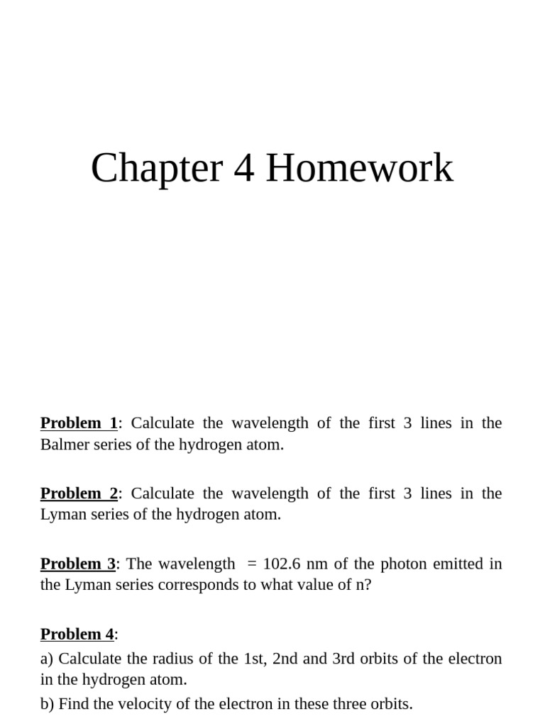 Chapter 4 HW | PDF