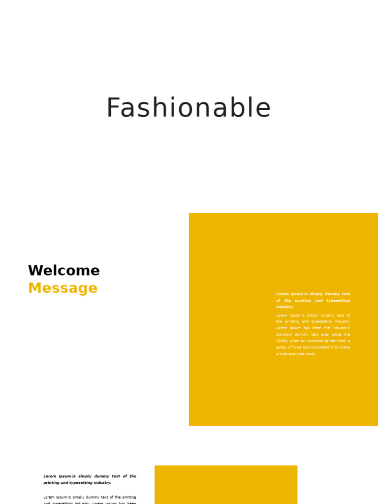 Fashionable Design and Style Guide | PDF | Typography | Writing
