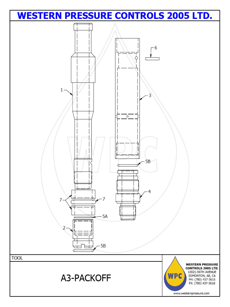 A3-Packoff Tool Specifications Guide | PDF