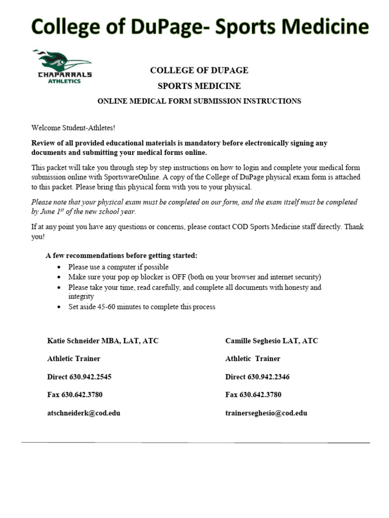 Sportsware Online Form Instructions | PDF | Password