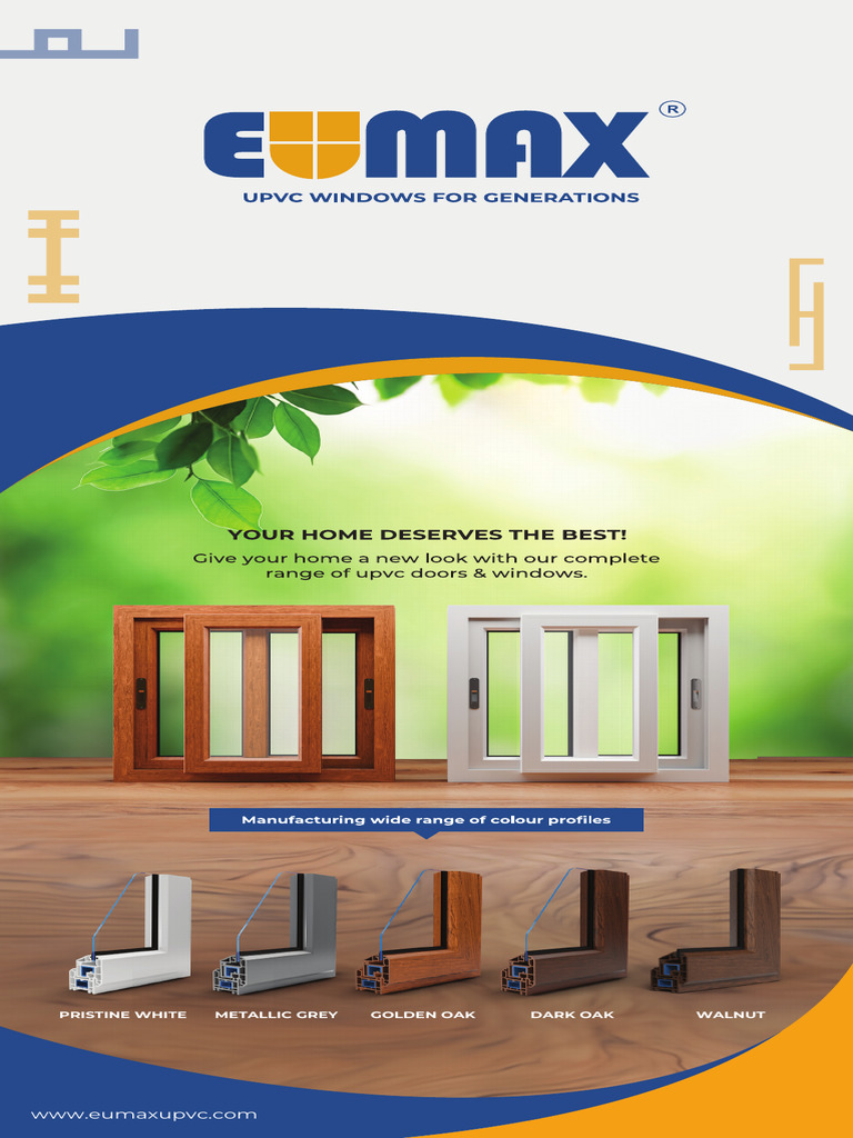 Eumax UPVC Profile Solutions Overview | PDF