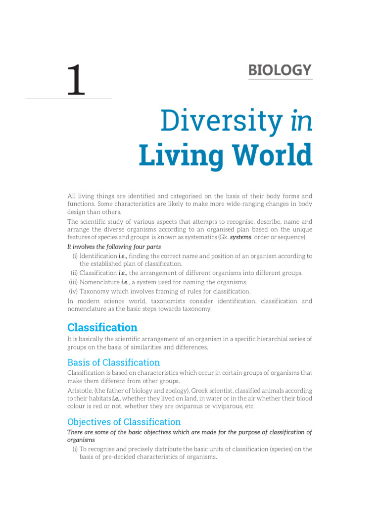 Overview of Biological Classification | PDF | Taxonomy (Biology) | Protozoa