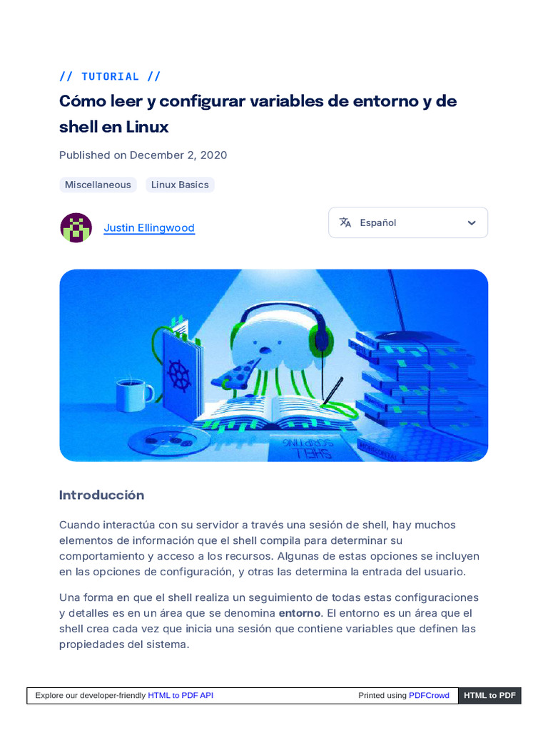 Configuración de variables de entorno en Linux | PDF | Sistema de ...