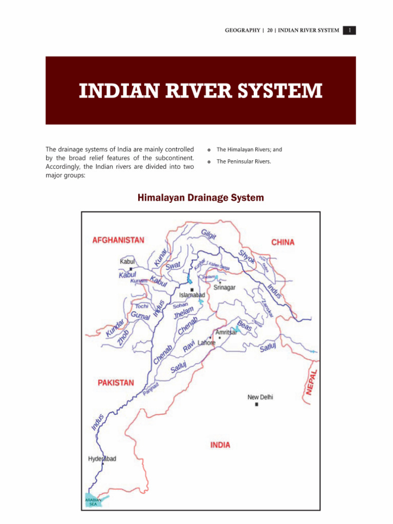 River System Geography | PDF
