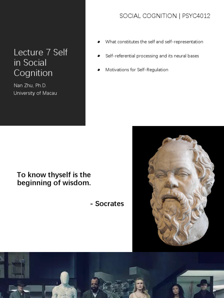 Understanding Self in Social Cognition | PDF | Self | Self Concept