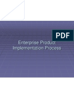Enterprise Product Implementation Process