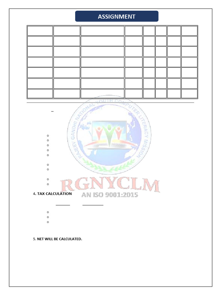 Salary Calculation Guidelines and Formula | PDF