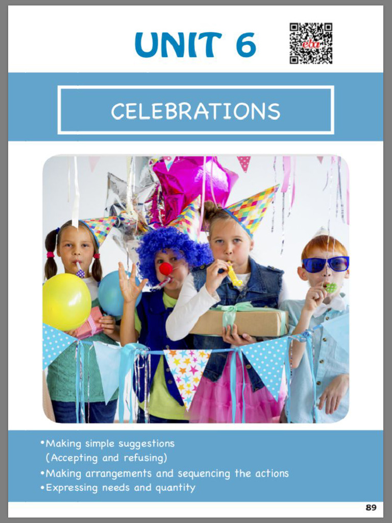 7th-Grades Unit6 CELEBRATIONS Notes | PDF