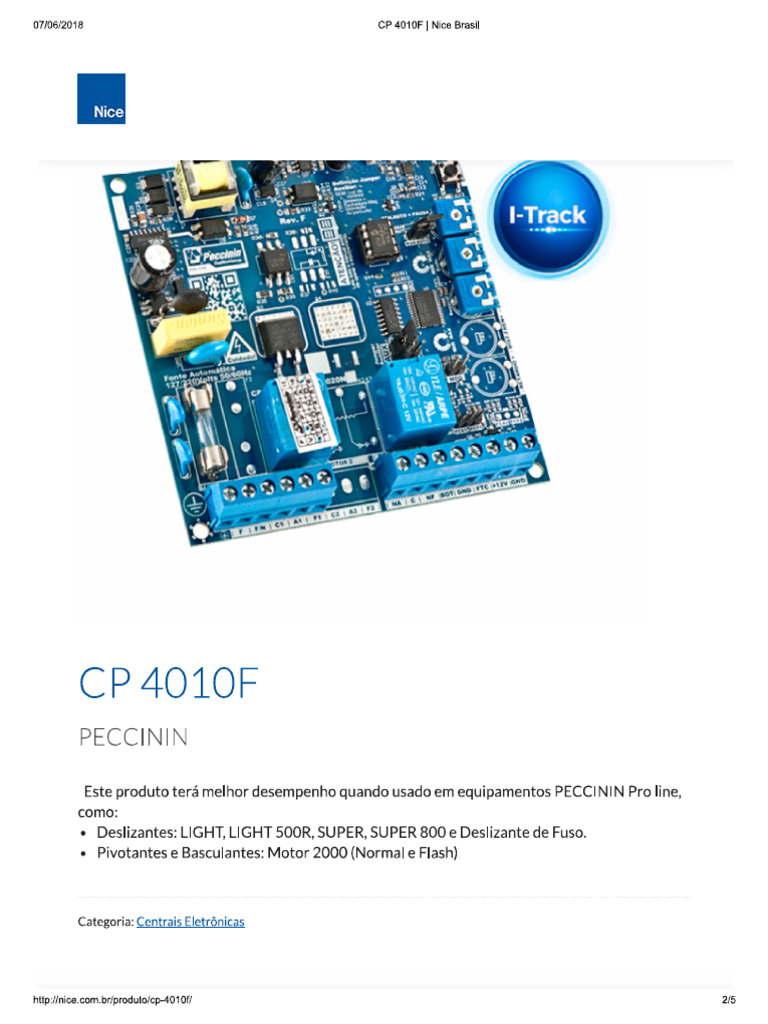 CP 4010F - Nice Brasil | PDF