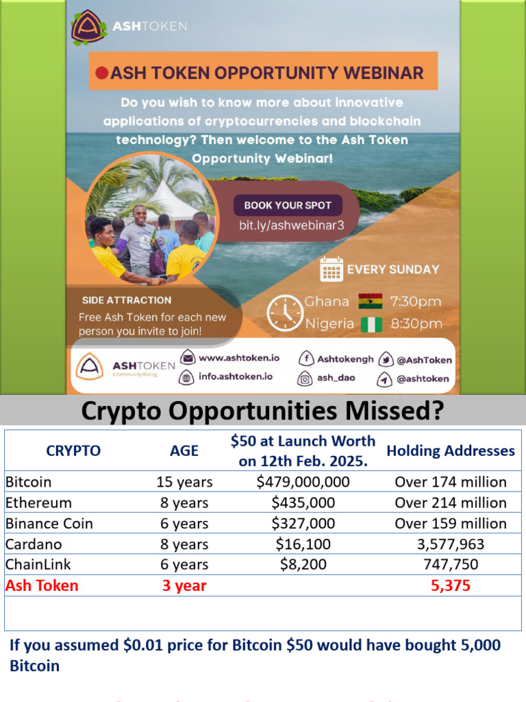 Ash Token Investment Opportunities | PDF | Cryptocurrency | Coal