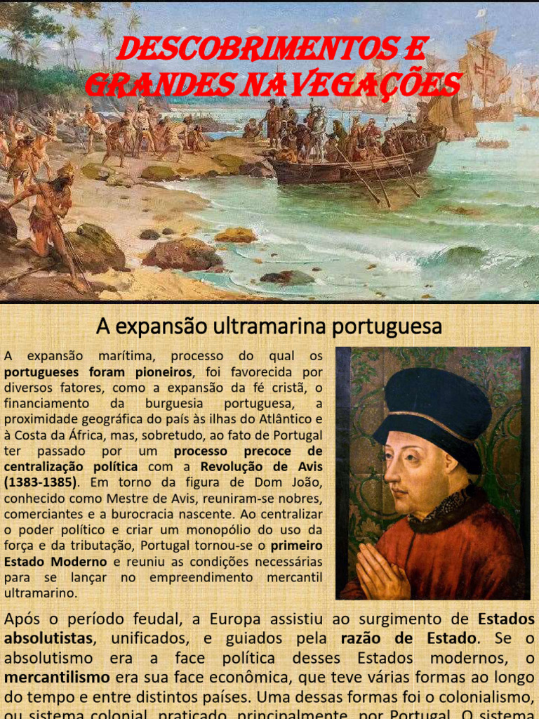 Expansão Marítima Portuguesa e Brasil | PDF | Brasil | Era dos ...