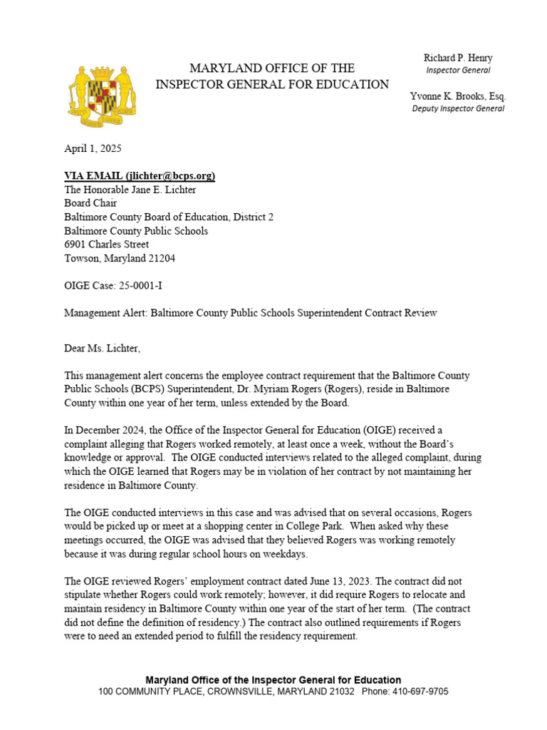 25 0001 I BCPS Rogers 04010205 FINAL | PDF | Identity Document ...