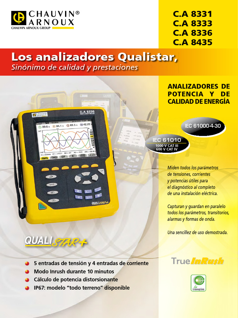 Analizadores Qualistar: Potencia y Calidad Energética | PDF | Energia ...