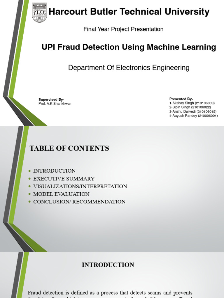 ONLINE PAYMENT FRAUD DETECTION USING MACHINE LEARNING MODEL.key copy ...