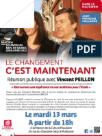 Réunion Publique Avec Vincent Peillon
