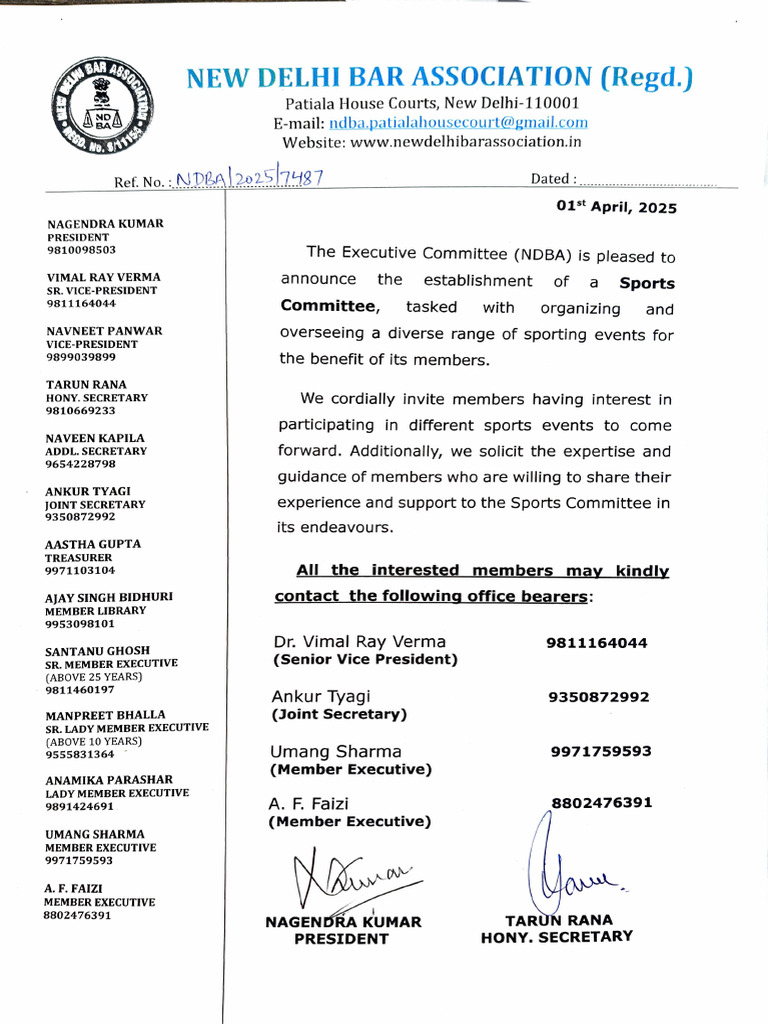 Review On Sports Committee | PDF