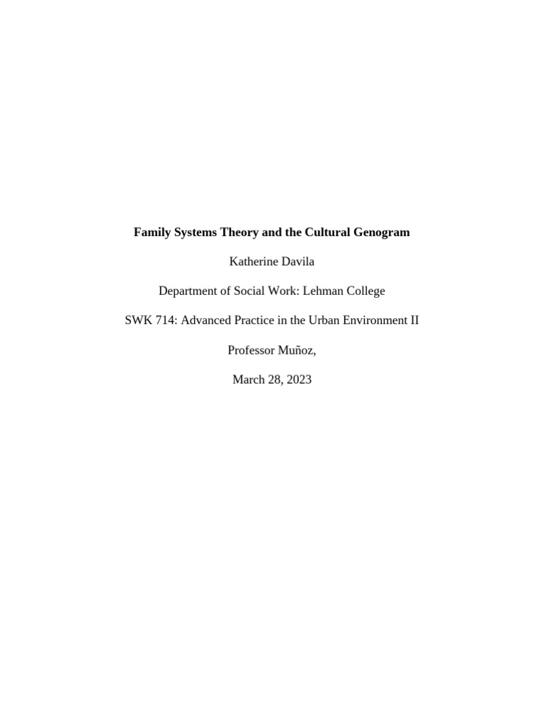 Understanding Family Systems Theory | PDF | Human Development ...