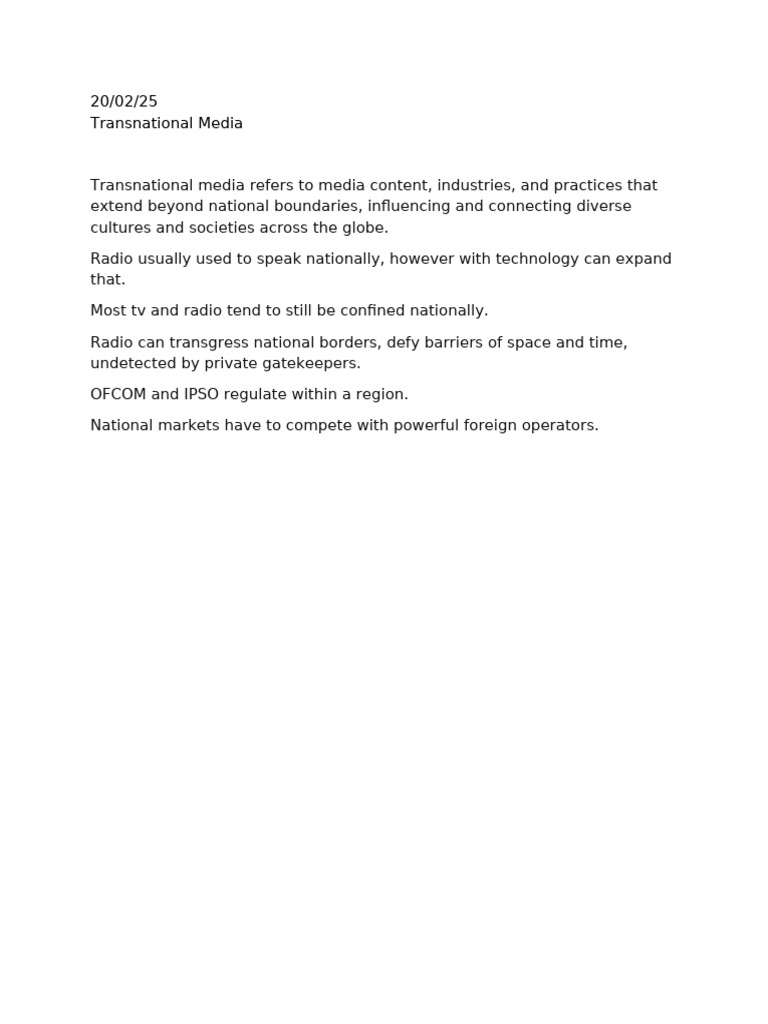 20.02.25 Transnational Media | PDF