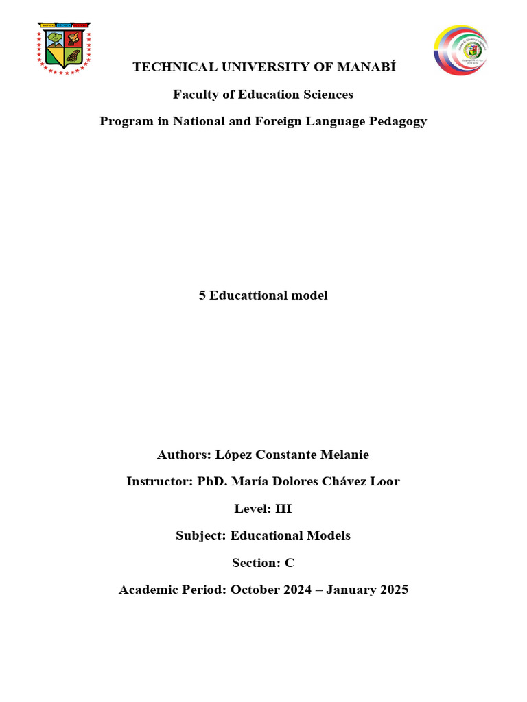 5 Educational Models Pdf