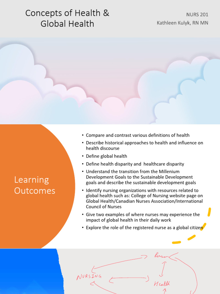 1.0 Day 1 Health Concepts and Global Health | PDF | Sustainability ...