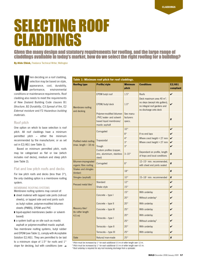Selecting Roof Claddings in NZ | PDF | Roof | Corrosion