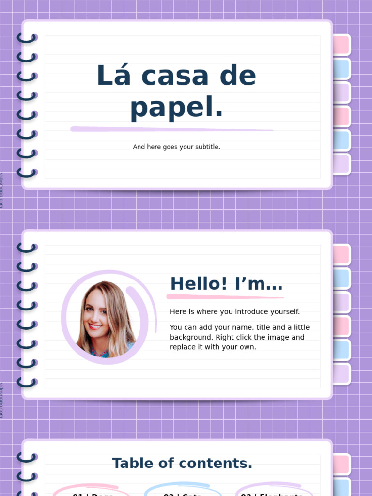 Pastel Notebook %C2%B7 SlidesMania | PDF | Mammals | Zoology